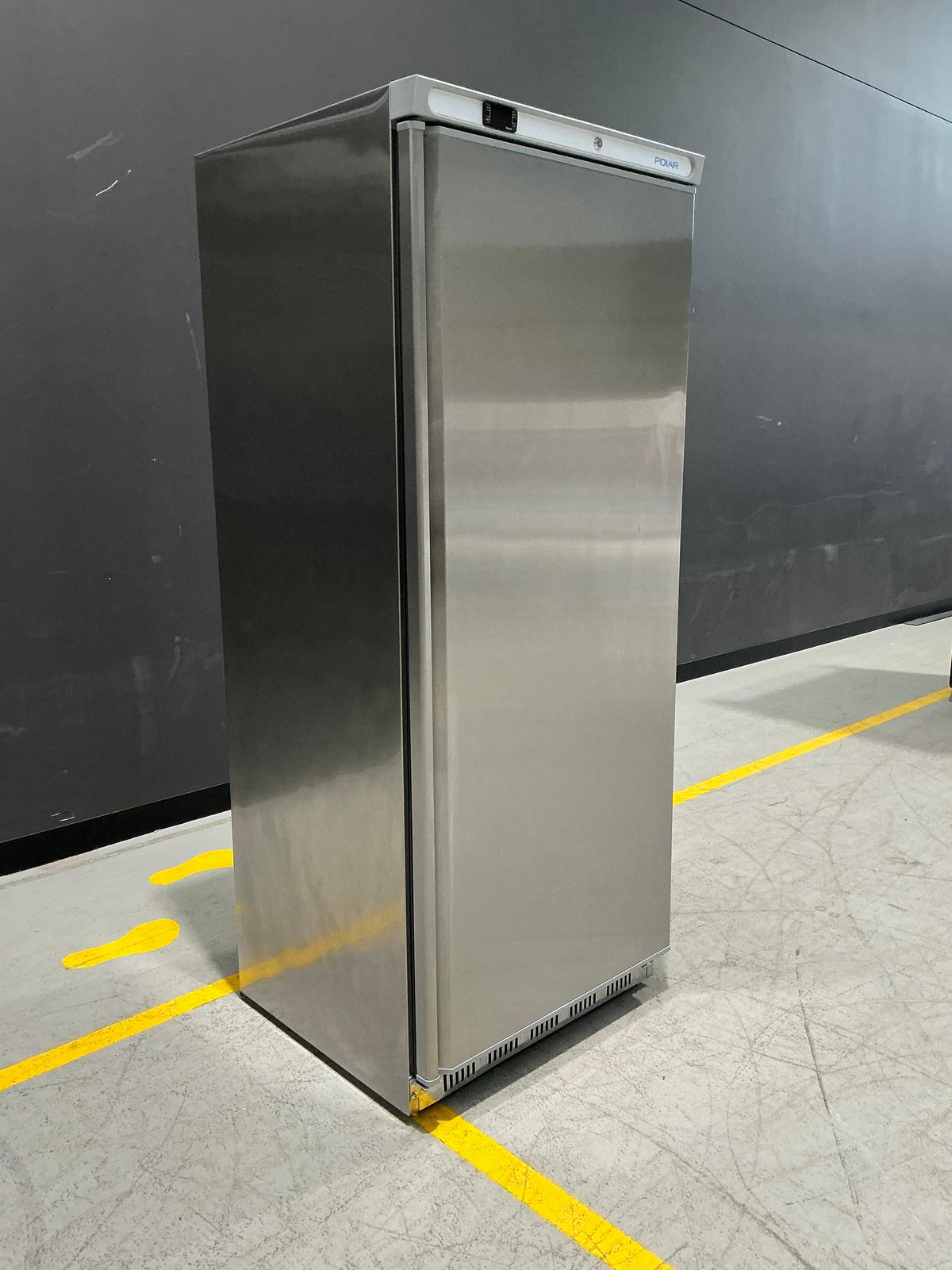 Polar CD084-A-04 stainless steel upright fridge, serial 24137527