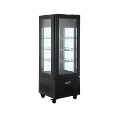 Exquisite CDF400 Four-Sided Glass Upright Freezer