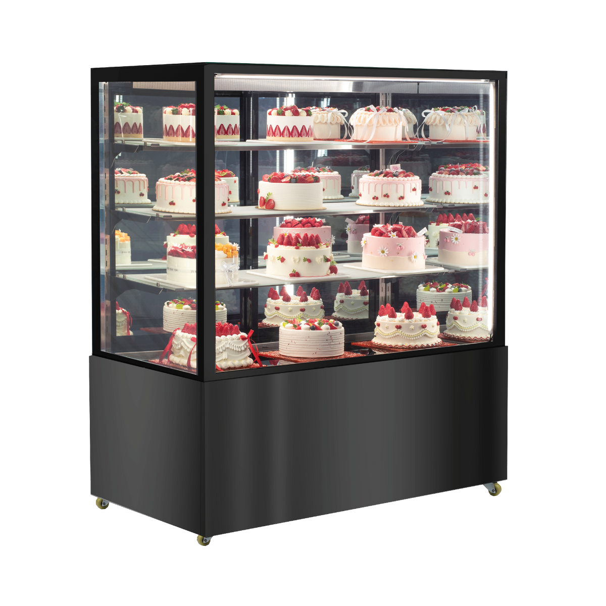 Exquisite CDM312 Three shelves + base Refrigerated Cake Display