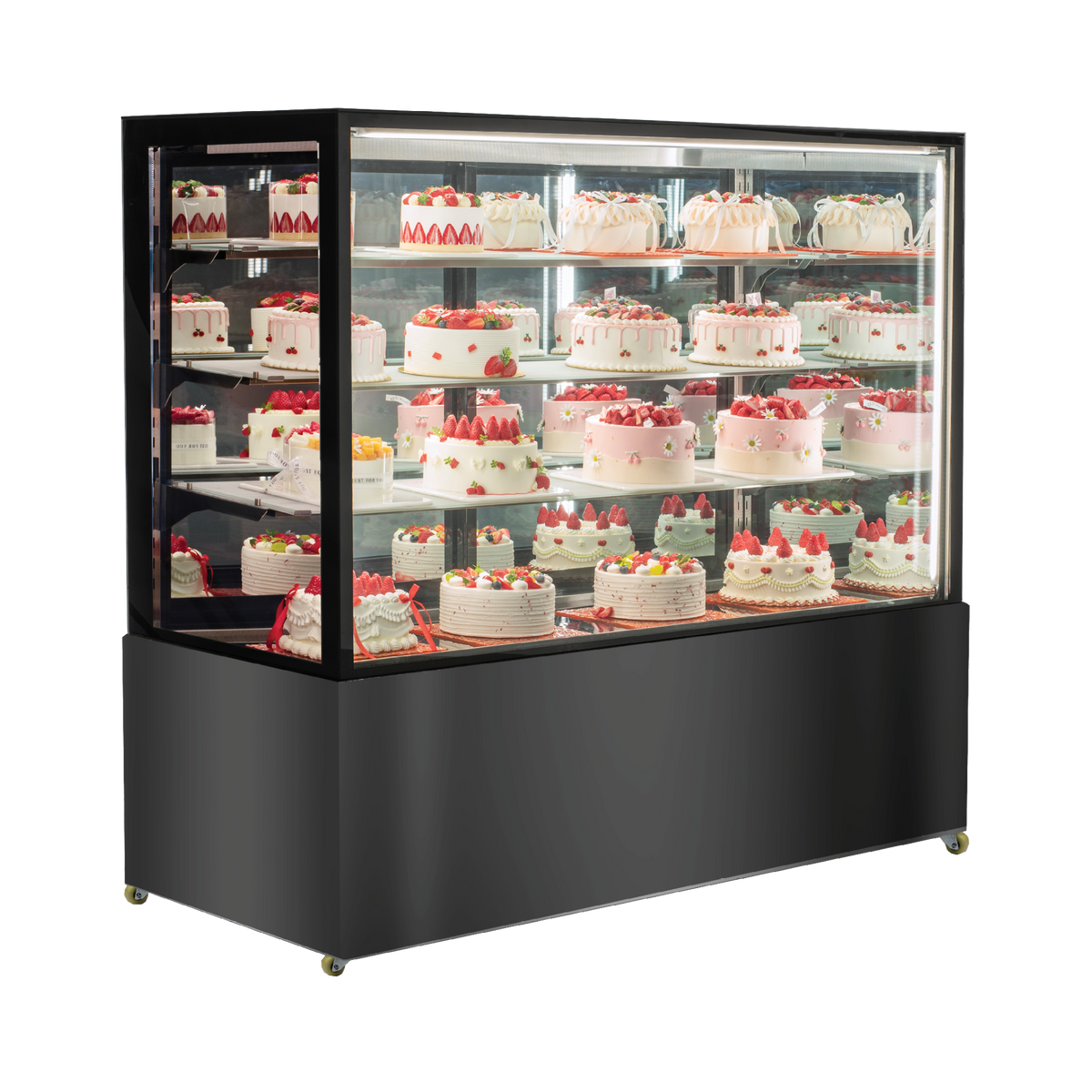 Exquisite CDM315 Three shelves + base Refrigerated Cake Display