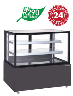 Exquisite CDR Two Tier Cake Display Refrigerators
