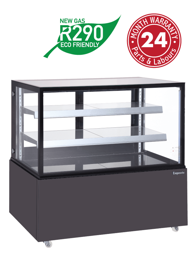 Exquisite CDR Two Tier Cake Display Refrigerators