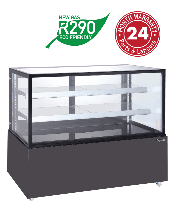 Exquisite CDR Two Tier Cake Display Refrigerators