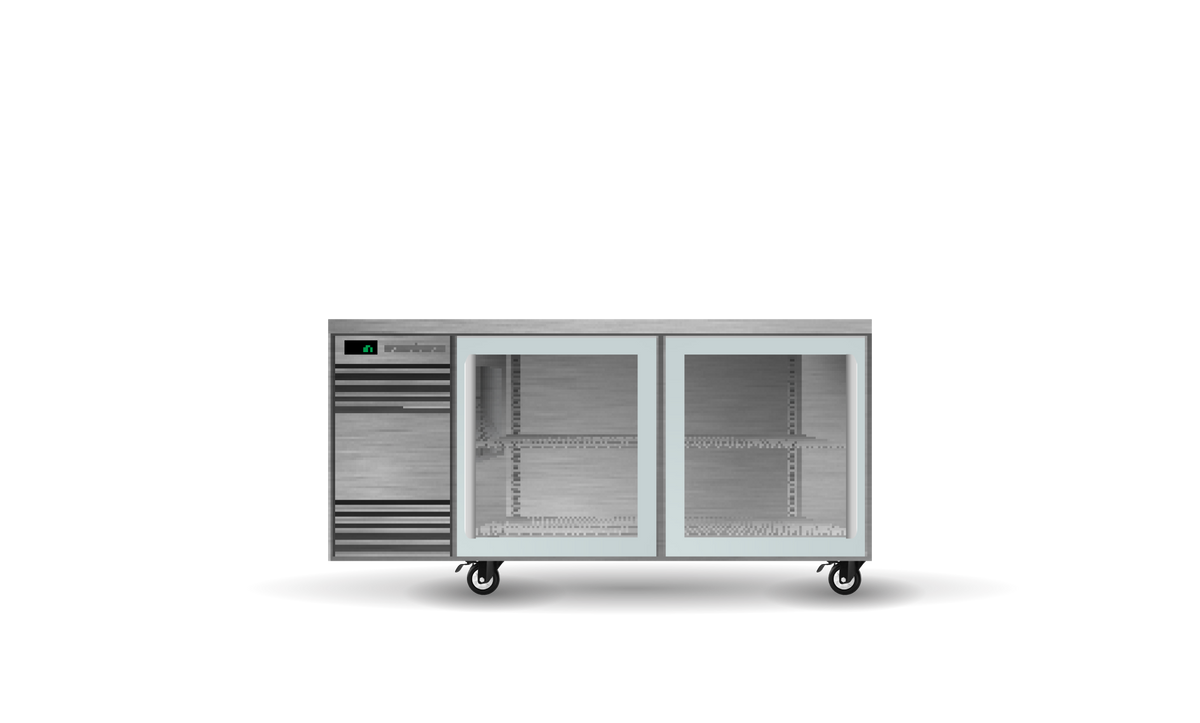 SKOPE CL.2.GSL CounterLine 2 Glass Sliding Door Fridge