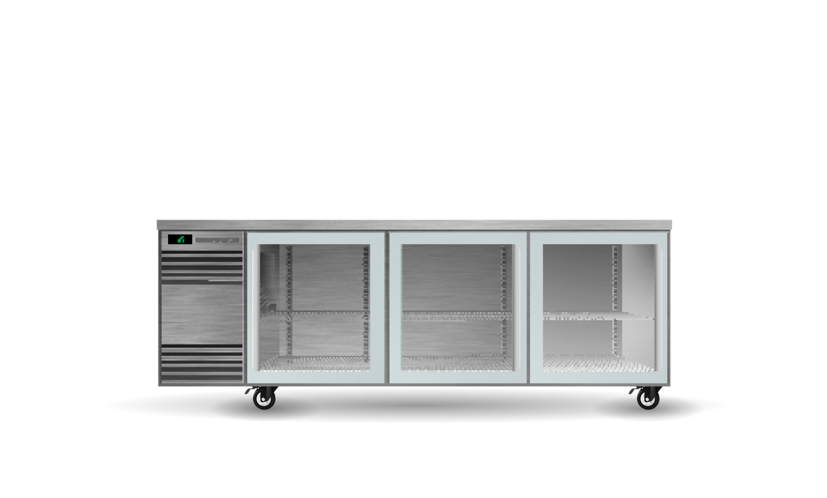 SKOPE CL.3.GSL CounterLine 3 Glass Sliding Door Fridge