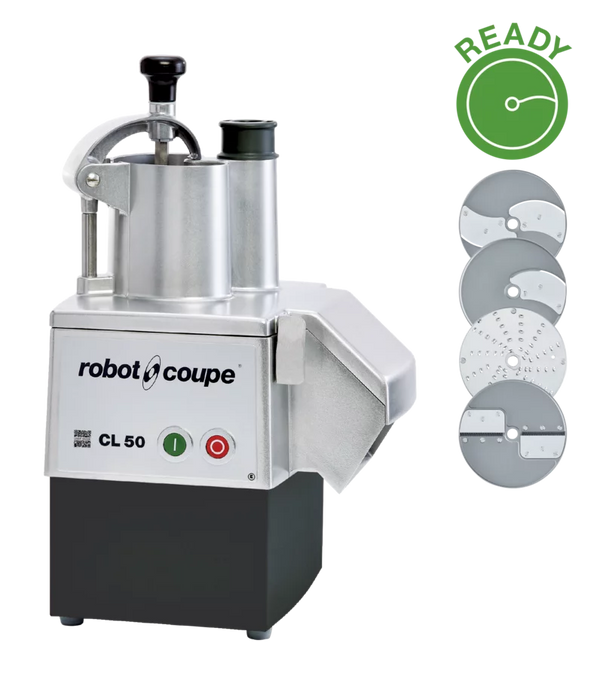 ROBOT COUPE - CL 50 Prep Ready Pack (Includes 4 Discs) - Vegetable preparation Machine