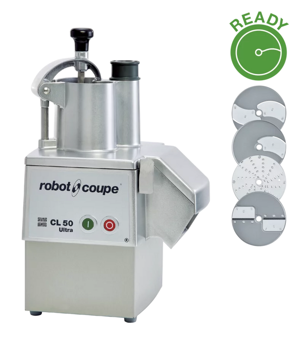 ROBOT COUPE - CL 50 Ultra Prep Ready Pack (Incl 4 Discs) - Vegetable preparation Machine