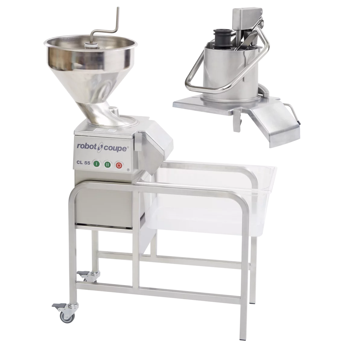 ROBOT COUPE -  CL 55 2 Feed-Heads - Single Phase - Vegetable preparation Machines