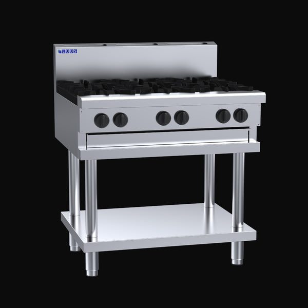 LUUS 4 Burner 300mm Chargrill Cooktop