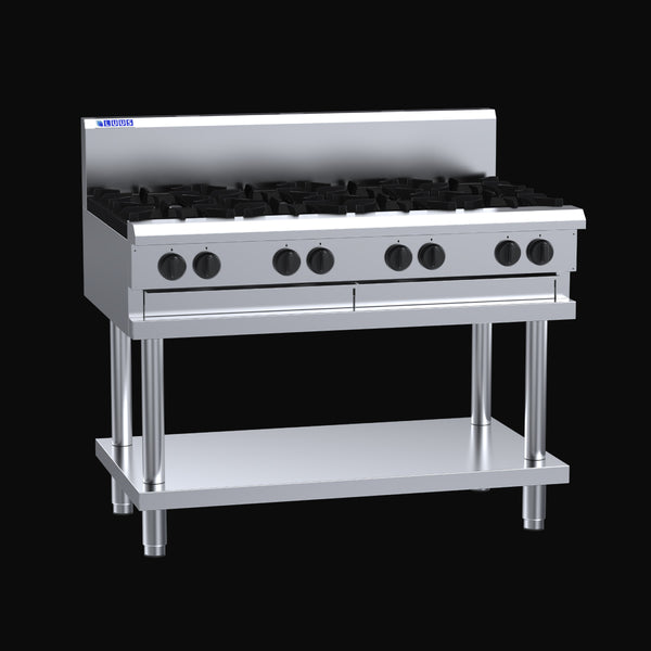 LUUS 6 Burner 300mm Chargrill Cooktop