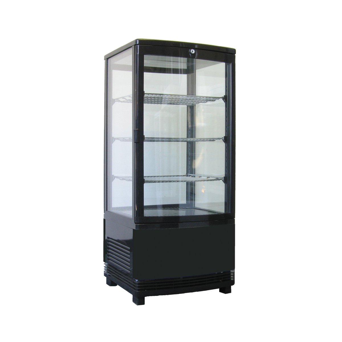 Black CTD78 cabinet photo used by supplier for CTD78-LED Black; LED strips are not shown