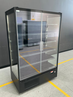 Thermaster DC-125B two-door glass chiller display, serial 4F02560005