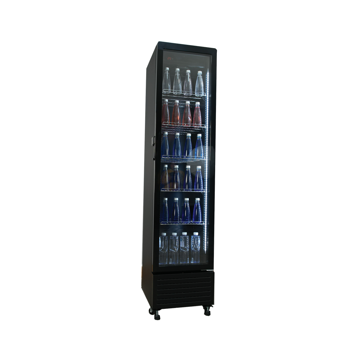 Exquisite DC230 One Glass Door Upright Refrigerator - Slim