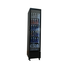 Exquisite DC230 One Glass Door Upright Refrigerator - Slim