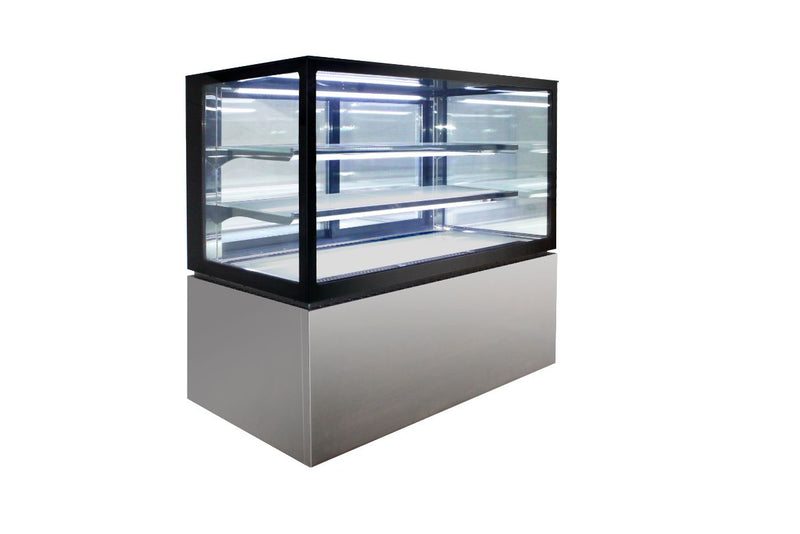 Anvil DSS3830 Square Glass Salad/Cake Refrigerated Display 2 Tier