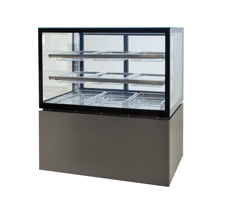 Anvil DSS3850 Square Glass Salad/Cake Refrigerated Display 4 Tier