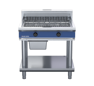 Blue Seal Evolution Series E596D-LS - 600mm Electric Chargrill Leg Stand