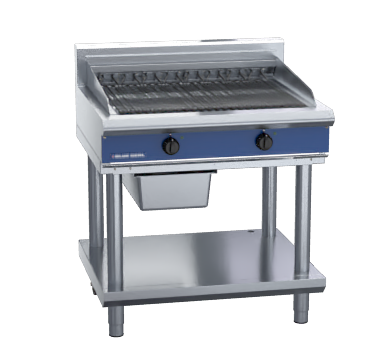 Blue Seal Evolution Series E596D-LS - 600mm Electric Chargrill Leg Stand