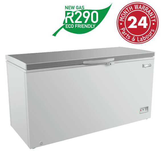Exquisite ESS560H Stainless Steel Top Storage Chest Freezer