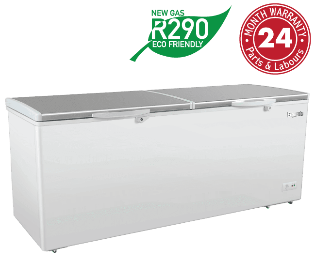 Exquisite ESS760H Stainless Steel Top Chest Freezer