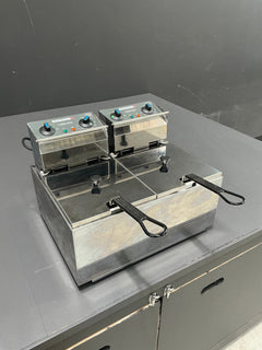 Roband - F28 - 2 x 8L Double Countertop Fryer