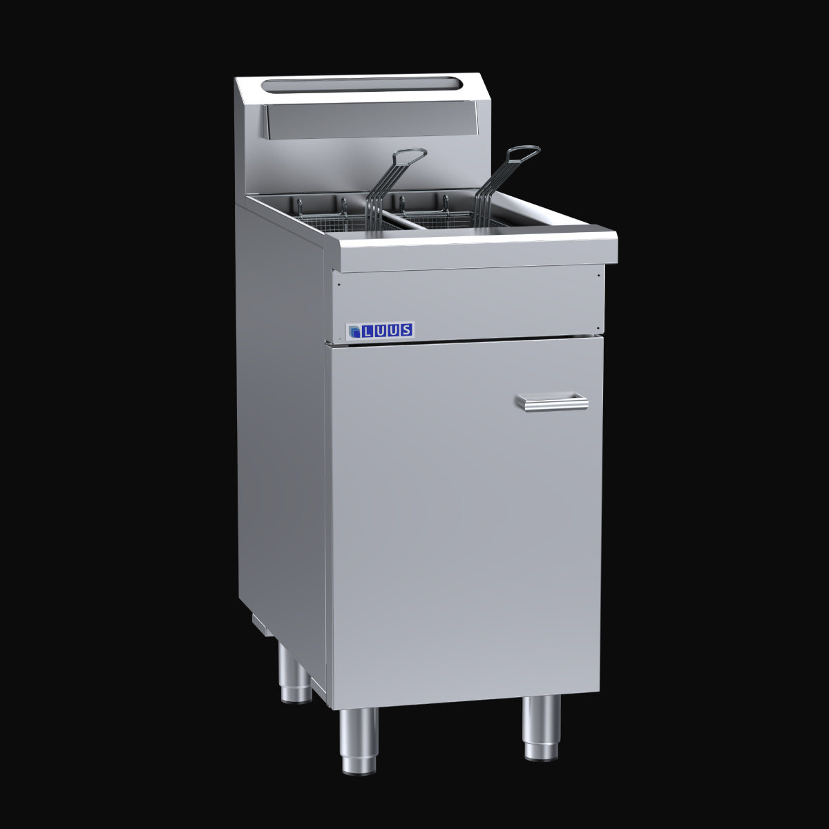 Luus - FSV-45 - Split V Pan Deep Fryer