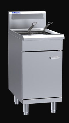 Luus - FV-45 - Single V Pan Gas Fryer - 20L