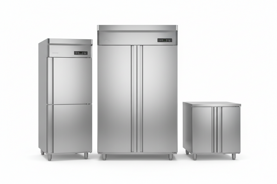 Upright Solid Door Storage Fridges