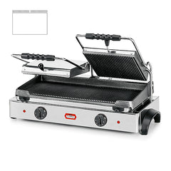 Fiamma Double Contact Grill - Grooved Upper/Smooth Lower Plates