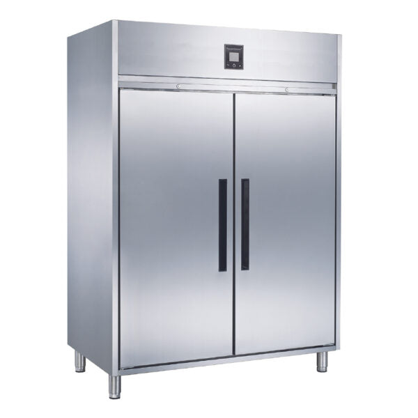 Glacian Stainless Steel Upright 2 Door Freezer