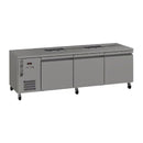 Williams Emerald - Three Door Stainless Steel Under Counter Refrigerator With Blown Air Well