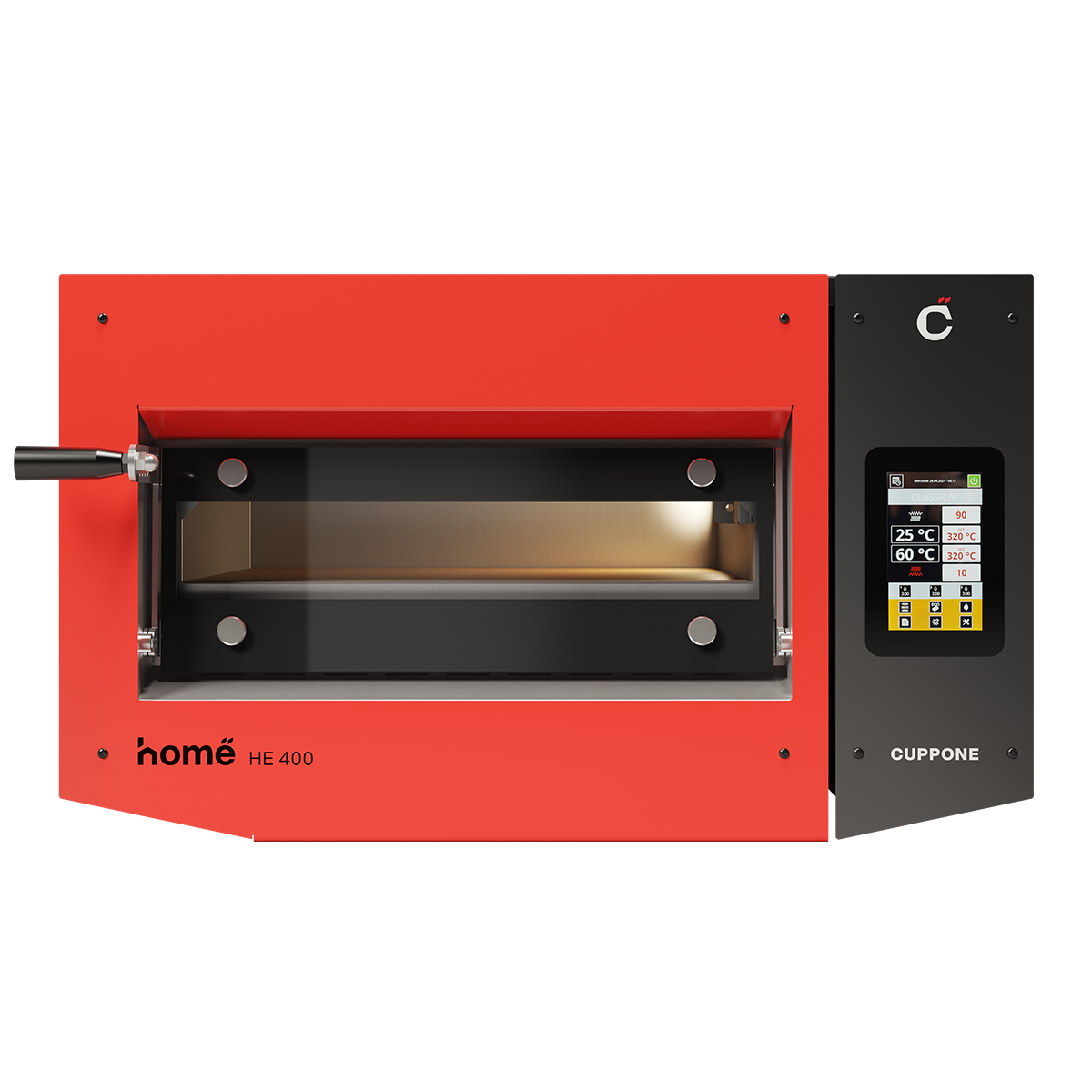 Cuppone - HE400TMN - Electric High Heat Cordite Stone Base Compact Pizza Oven
