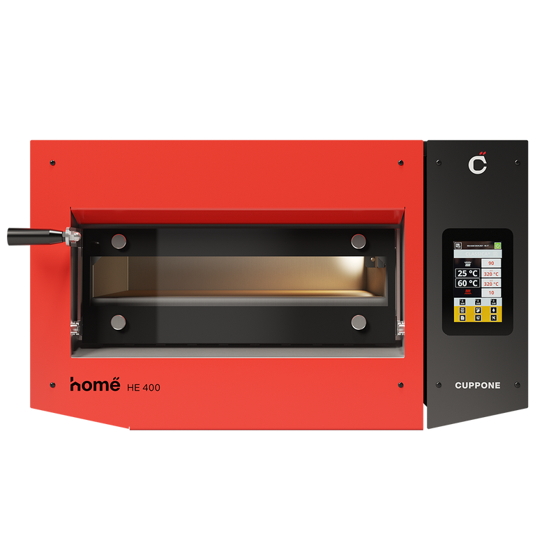 Cuppone - HE400TMN - Electric High Heat Cordite Stone Base Compact Pizza Oven