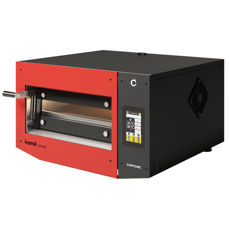 Cuppone - HE400TM - Electric Refractory Stone Base Compact Pizza Oven