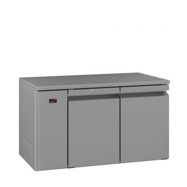 Williams Opal - Two Door Stainless Steel Remote Under Counter Storage Refrigerator