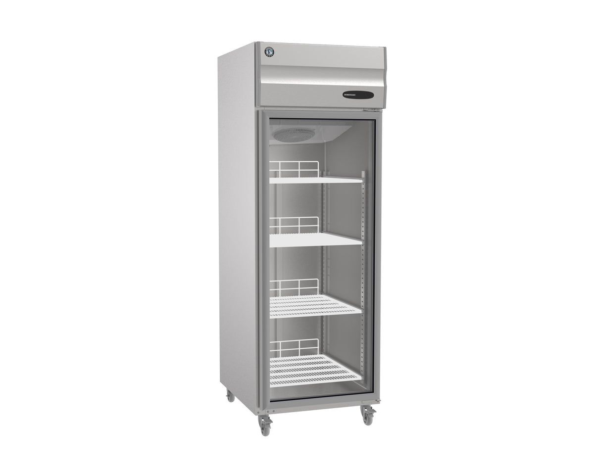 Hoshizaki HR-77 628L Glass Door Upright Fridge