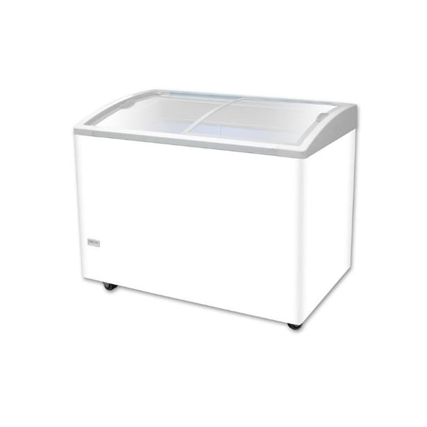 IARP DELTA 735AT Curved Glass Chest Freezer