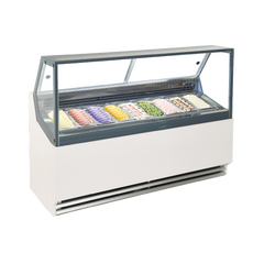 Exquisite IC9T 9x5L Ice Cream Scooping Freezer