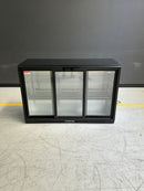 Exquisite UBC330S Three Sliding Doors Backbar Display Refrigerators
