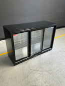 Exquisite UBC330S Three Sliding Doors Backbar Display Refrigerators