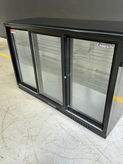 Exquisite UBC330S Three Sliding Doors Backbar Display Refrigerators
