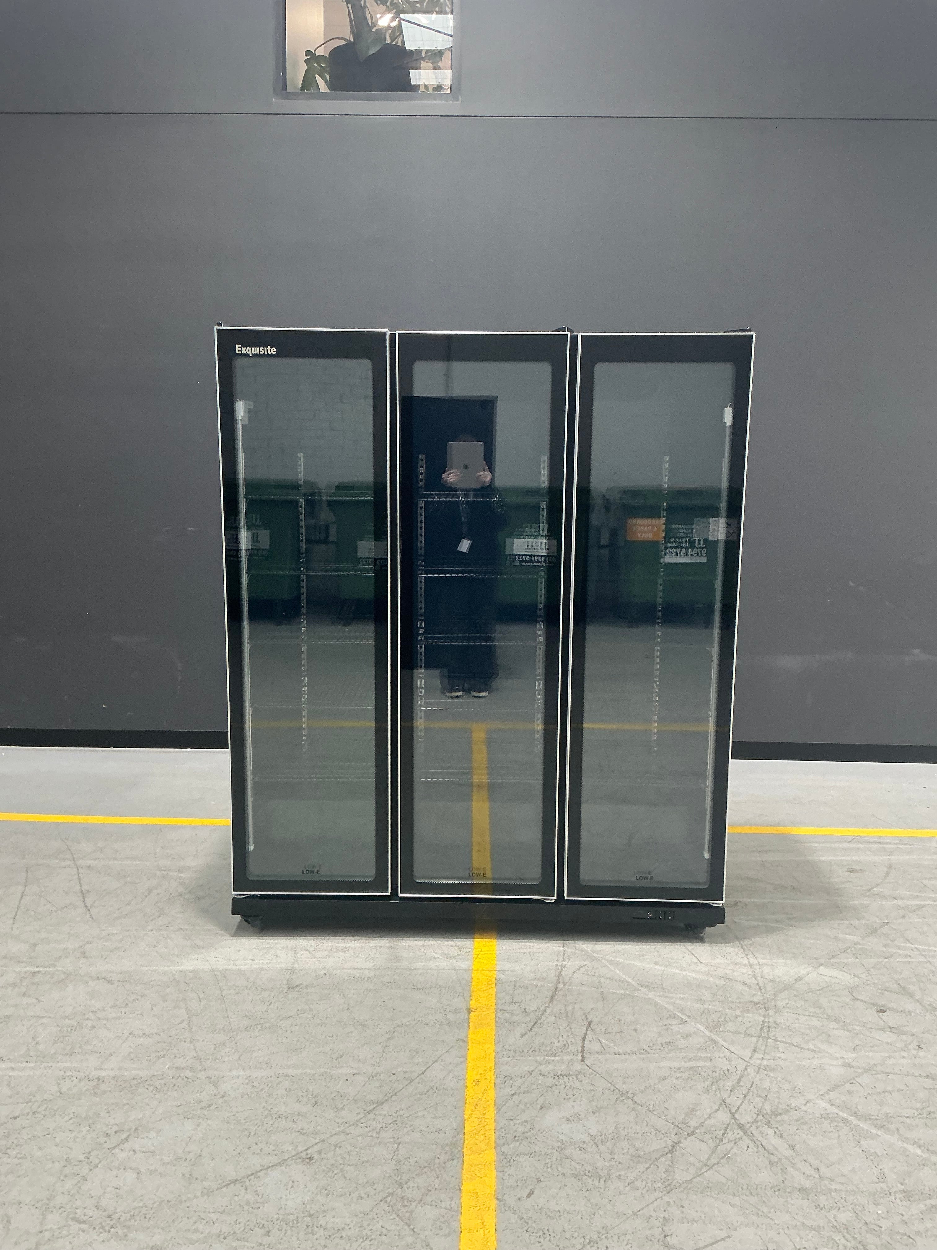 Exquisite - DC1100 - 3 Door Upright Display Refrigerator