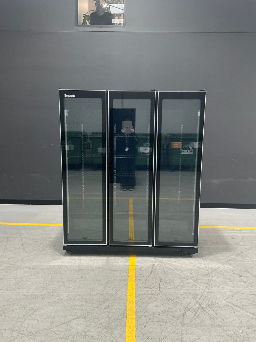 Exquisite - DC1100 - 3 Door Upright Display Refrigerator
