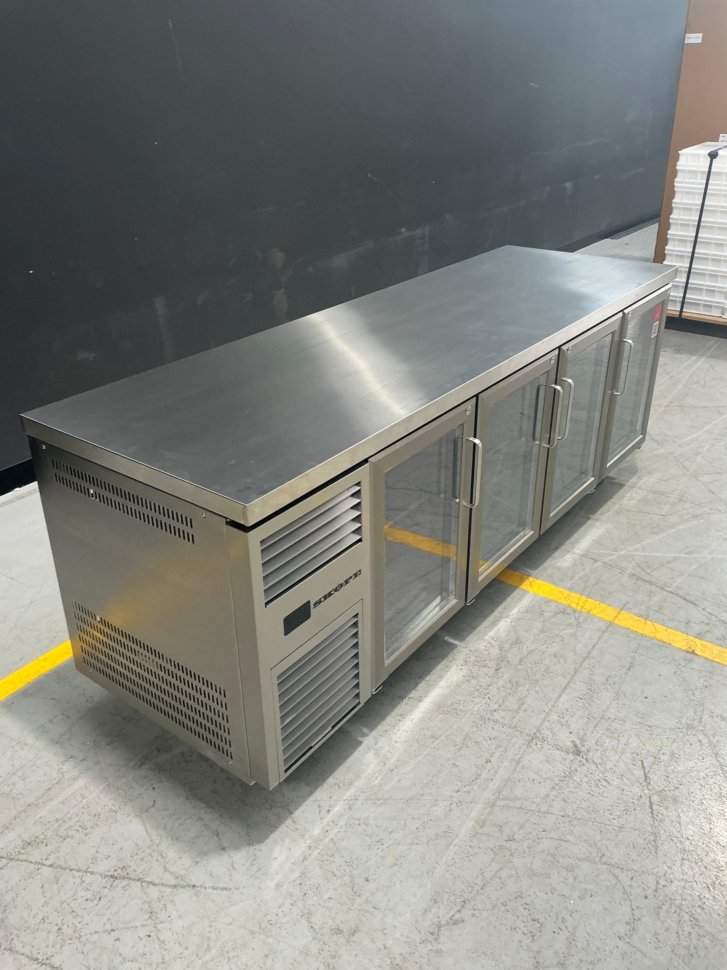 Skope - RF7.UBR.4.GD - 4 Glass Door Underbench Fridge
