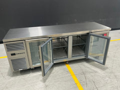 Skope - RF7.UBR.4.GD - 4 Glass Door Underbench Fridge