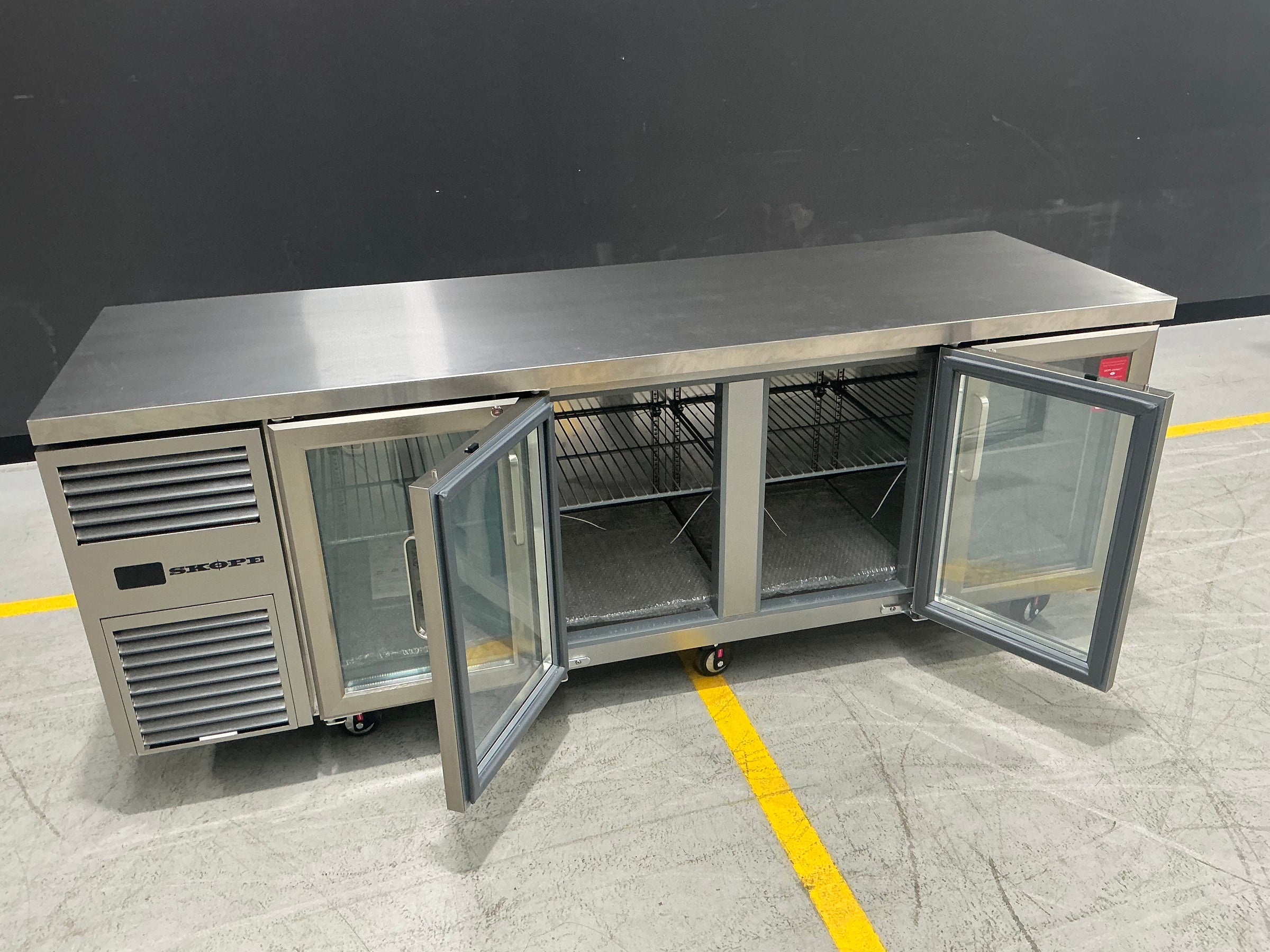 Skope - RF7.UBR.4.GD - 4 Glass Door Underbench Fridge