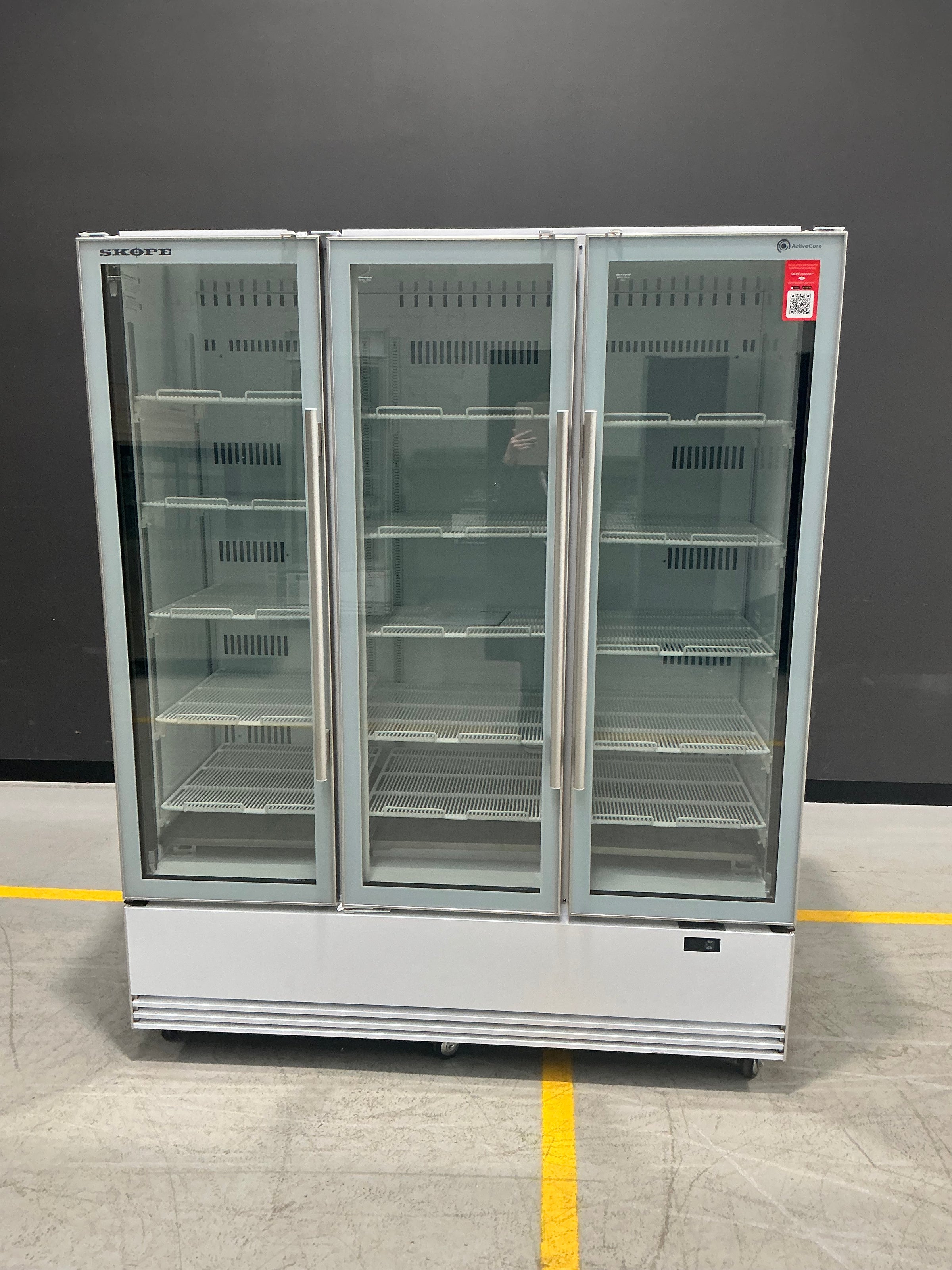 Skope - BME1500N-A - 3 Glass Door Display Fridge