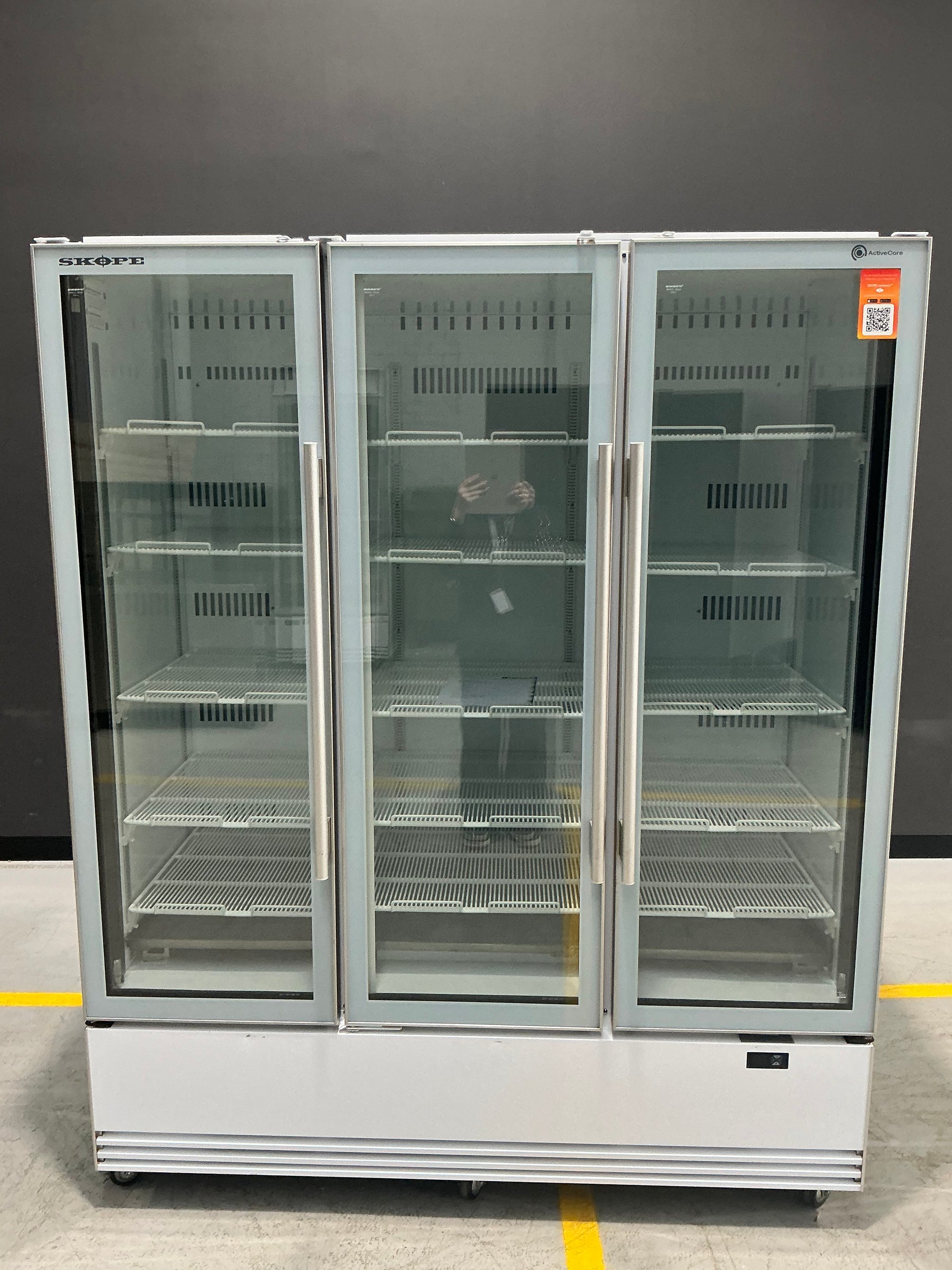 Skope - BME1500N-A - 3 Glass Door Display Fridge
