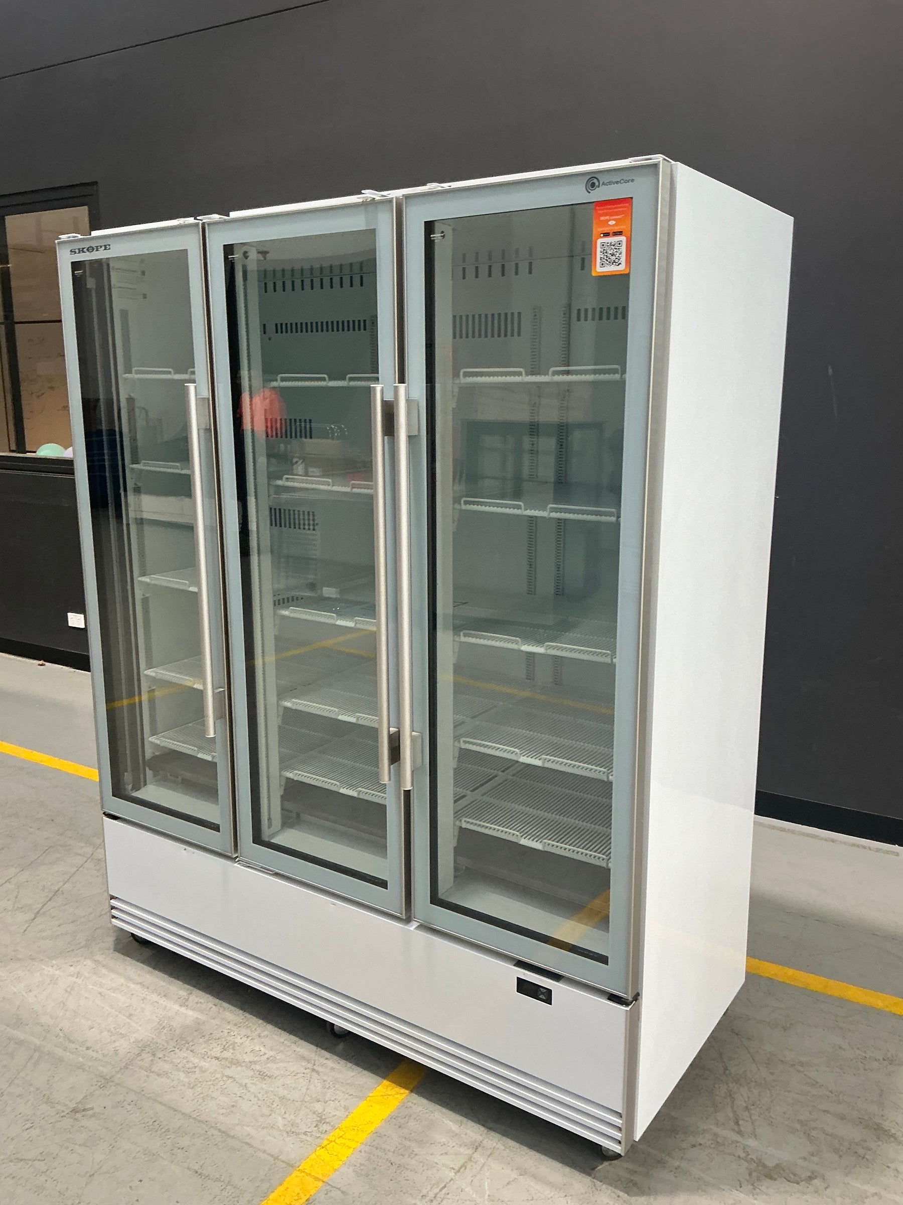 Skope - BME1500N-A - 3 Glass Door Display Fridge
