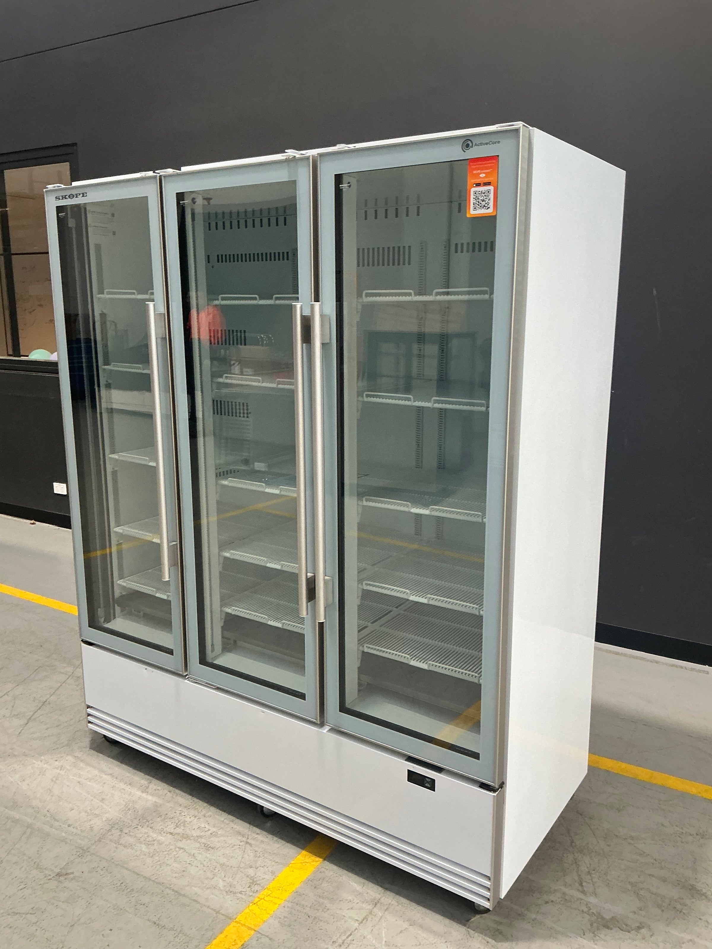 Skope - BME1500N-A - 3 Glass Door Display Fridge